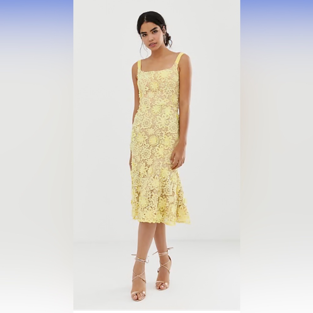 Beautiful lace floral dress